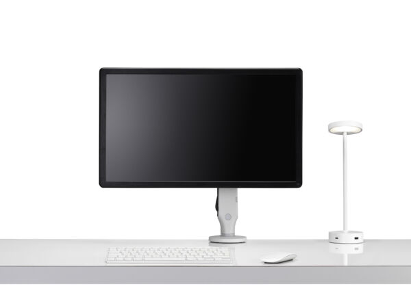 Ollin Monitor Arm, zilver
