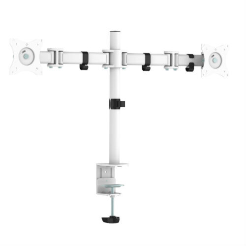 Pharo monitorarm dubbel, wit
