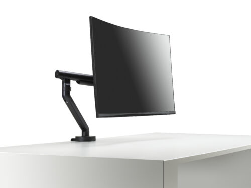Flo Dynamic Arm without Desk Fixing, zwart