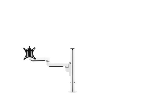 Monitorarm Galaxy Basic Enkel, wit