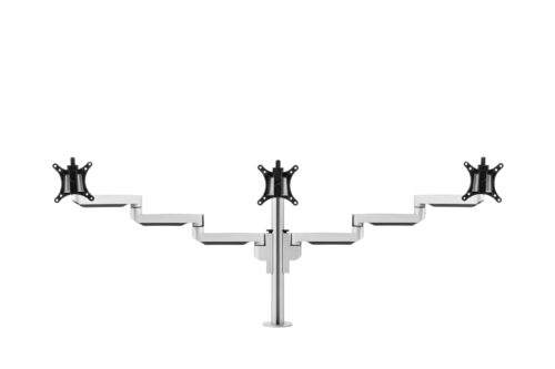 Monitorarm Galaxy Basic Triple, zilver