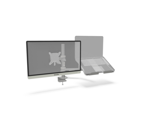Viewmate geconfigureerde monitorarm VMTSB2C1C201, zilver
