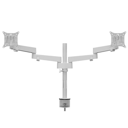 Pharo 2.0 monitorarm dubbel, wit